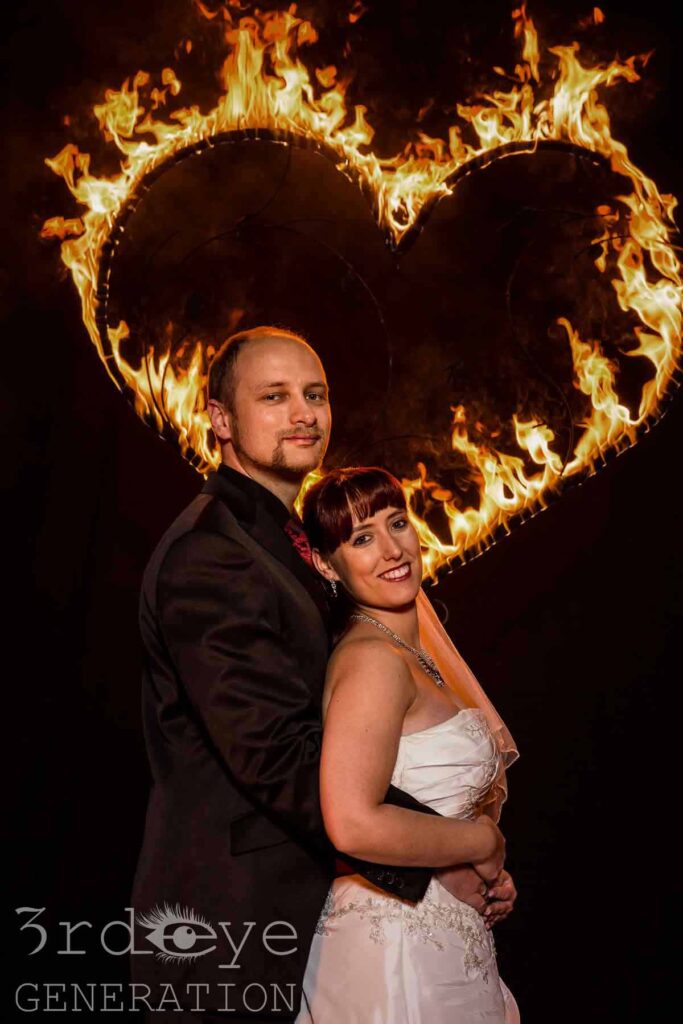 Fire dancers for wedding
