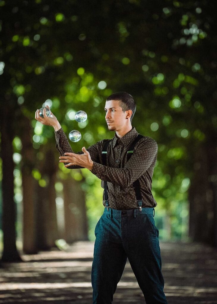 Auch als Multiball Jonglage